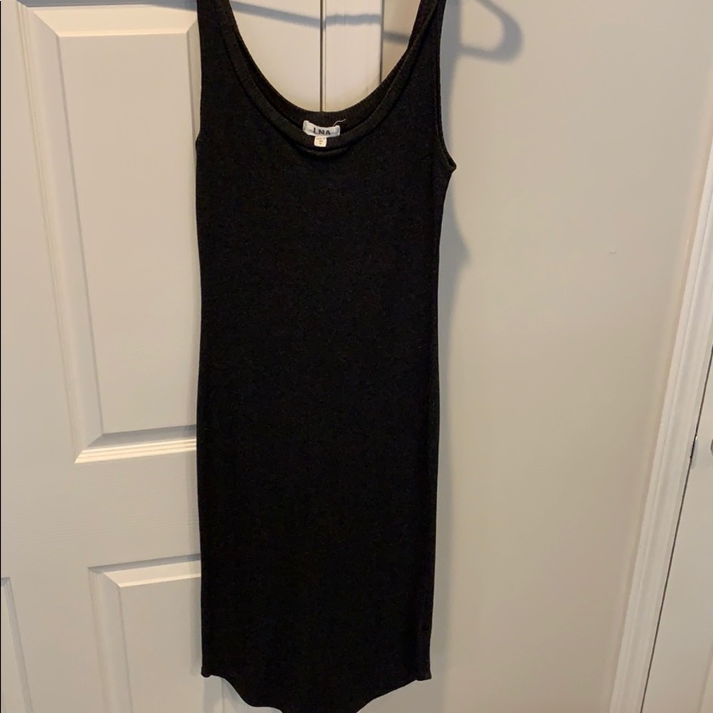 LNA grey cotton dress size Medium
